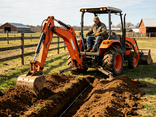 tractor backhoe
