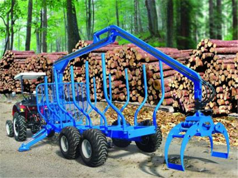 Tractor-mounted Lumber Truck