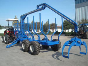 Tractor-mounted Lumber Truck