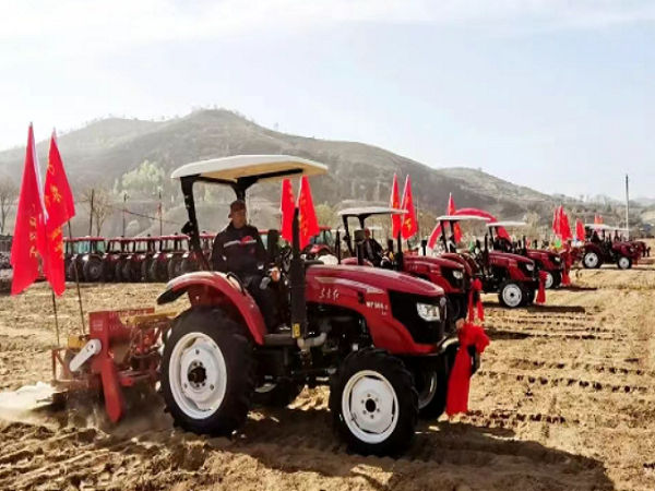 Loess Plateau is Red YTO Tractor