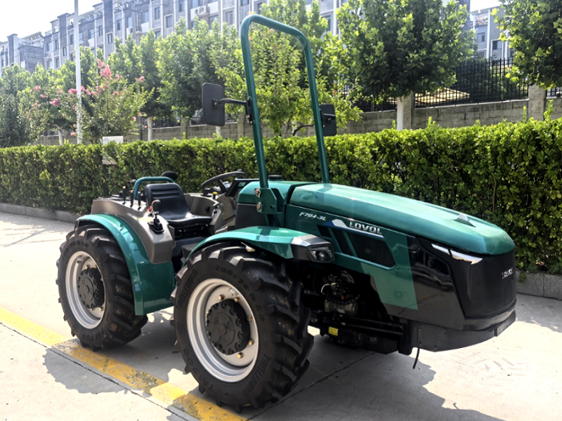 Intelligent Agricultural Tractor Going up the Mountain