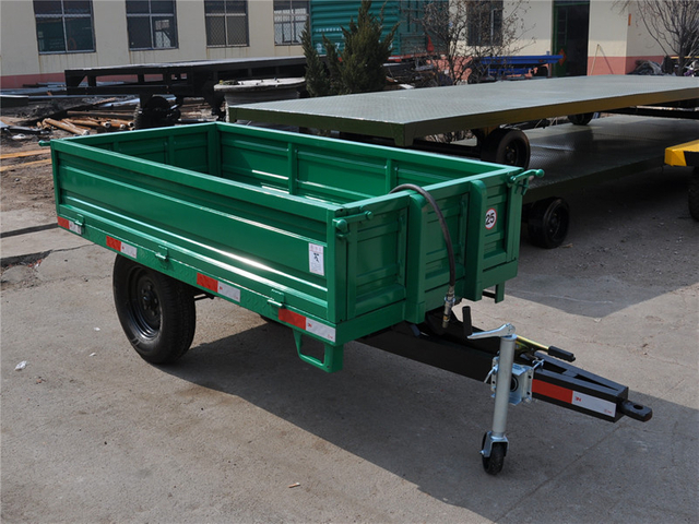 Single Axle Artificial Unloading Trailer
