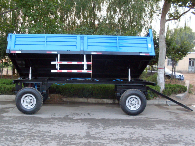 Double Axles Hydraulic Unloading Trailer