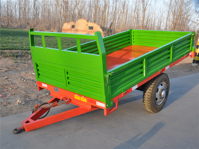 Single Axle Artificial Unloading Trailer