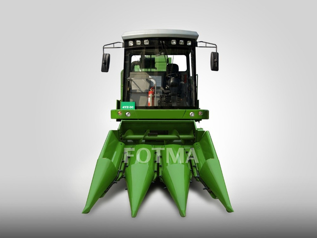 3 Rows Corn Combine Harvester